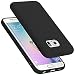 Produktbild Cadorabo Hülle kompatibel mit Samsung Galaxy S6 Edge Hülle Silikon Handyhülle für Galaxy S6 Edge Case aus flüssigem Silikon, Kratzfeste Schutzhülle für Samsung Galaxy S6 Edge - LIQUID SCHWARZ