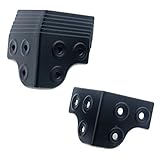 MY MIRONEY 1.97' x 1.73' Workbench Corner Brackets Right Angle Corner Protectors L Shape Joint Fastener Corner Brace Bracket with Screws Pack of 8