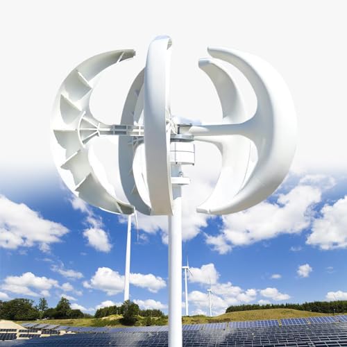 Turbina eólica vertical con controlador para suministro de energía en fincas rústicas