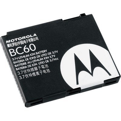 MotorolaORIGINAL BC-60 BATTERY: MOTOSLVR L7 / C261 / MOTOSLVR red / MOTORAZR V3x / L7 i-mode / MOTORAZR V3x Blue / W220 Pink