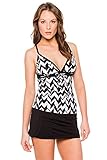 JAG Women's Maldives Stripe Take Shape Tankini