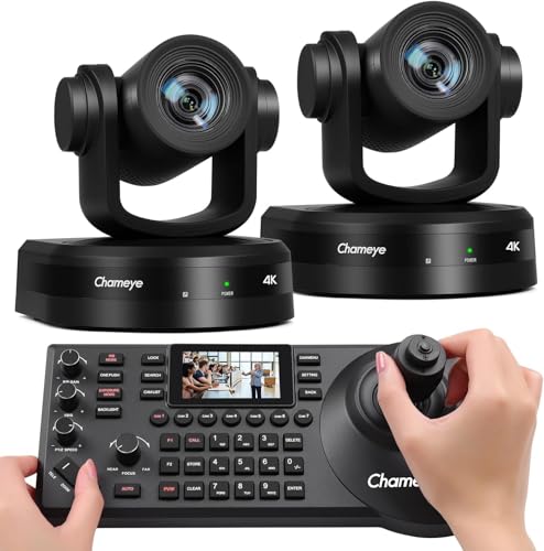 Chameye 4K 20x AI PTZ Kamera Set mit NDI PTZ Controller (CH420*2+NDI PTZ Controller)