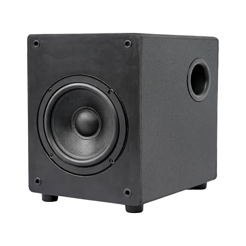 Image of BASPRO | Passive Home Subwoofer HT-6500SW 6.5-inch Sub-Woofer System with Sand Pant Finish Cabinate (Before Buying Kindly Read All Details Carefully)