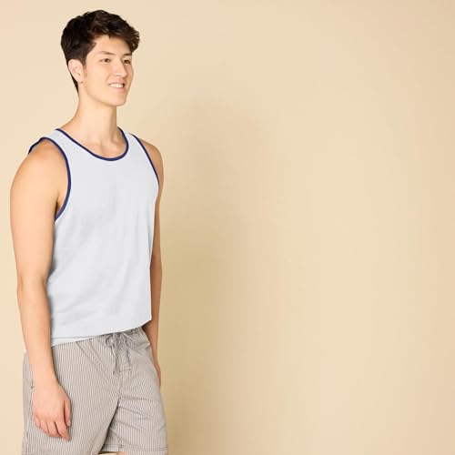 Image of Amazon Essentials Men's Regular-Fit Sleeveless Tank Tops