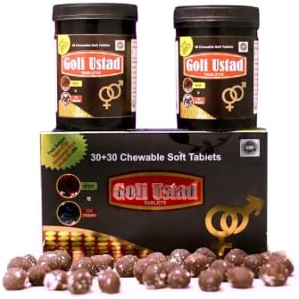 Goli Ustad Ayurvedic Chewable Tablets(30+30) Pack