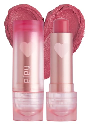 Kaja Love Blur Lip Balm - 04 Romantic Vibe | Soft & Comfort Semi-Matte Blurring Daily Color Lip Balm | Shea Butter, Avocado Oil, Citrus Unshiu Peel Extract, Vitamin E Infused, Beauty Gift, 4g/0.14oz.
