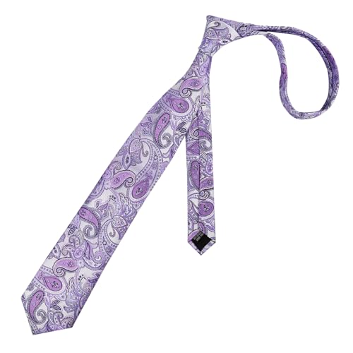 Image of Alizeal Mens 3.15'' Vintage Paisley Tie Pocket Square Set | Elegant Perfect for Banquet Wedding and Party