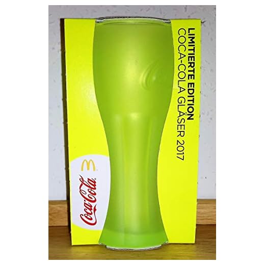 Coca –Cola/neon-gul/glas/2017/begränsad upplaga/Mc Donald's