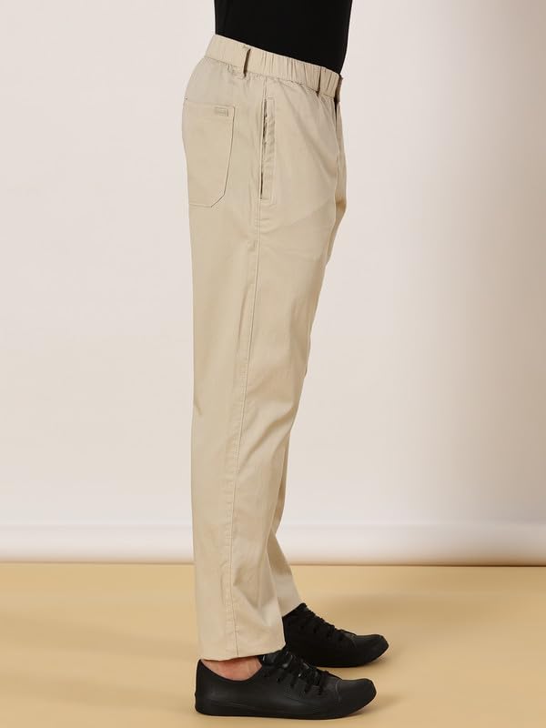 Image of BEEVEE Solid Lounge Wear Bottoms for Men