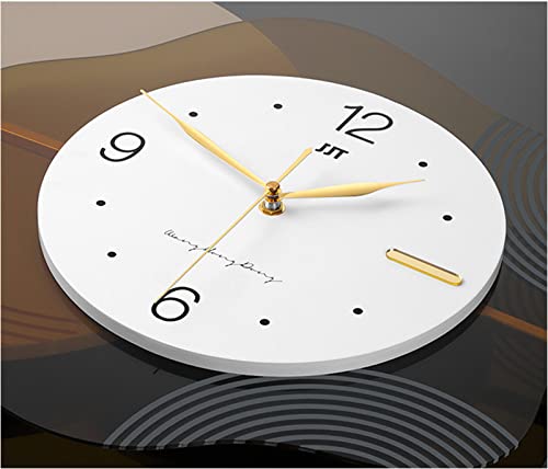 Horloge quartz 3D en métal silencieuse grand format pour bureau - 6