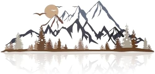 Amazon.com: DUOOLN Mountain Scene Metal Wall Decor, 11