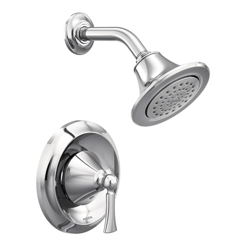 Moen Wynford Chrome Posi-Temp Eco-Performance Shower Trim Kit Valve Required, T4502EP