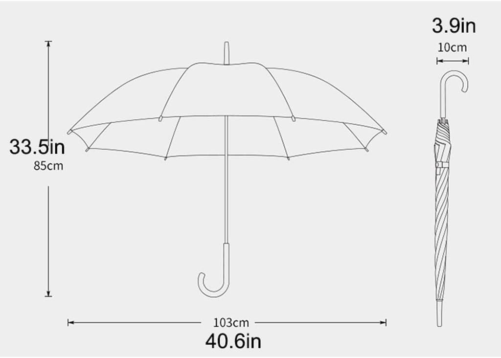 40.6inch Golf Umbrella Extra Large Oversized Long Umbrella Heavy Duty Windproof Waterproof Stick Rain Umbrellas for Men Women Golf Umbrella for Adults Men Women