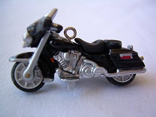 Hallmark Keepsake 1999 Harley Davidson Electra Glide Motorcycle Miniature Collectors Series Christmas Ornament