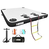 AWSUM Inflatable Floating Dock 15ft x 6ft Air Dock Platform Floating Island Raft with None-Slip Surface for Pool Beach Ocean