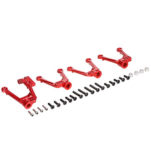 OWSOO 4 PCS de metal dianteiro traseiro amortecedor de torres de montagem para 1/10 RC rastreador co