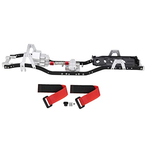 Châssis en métal 313mm avec boîte de vitesses avant pour Axial SCX10 II 1/10 RC