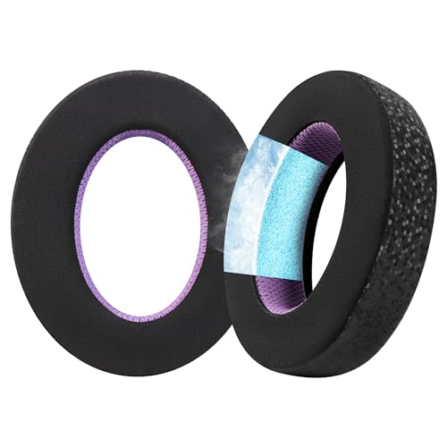 Coussinets en gel Magic Ice anti-chaleur pour écouteurs Sennheiser HD660S et HD600 violet