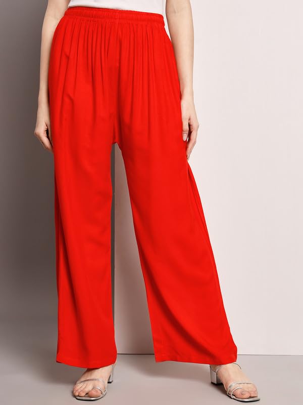 Image of Soft Colors Women Regular Fit Pocket Palazzo