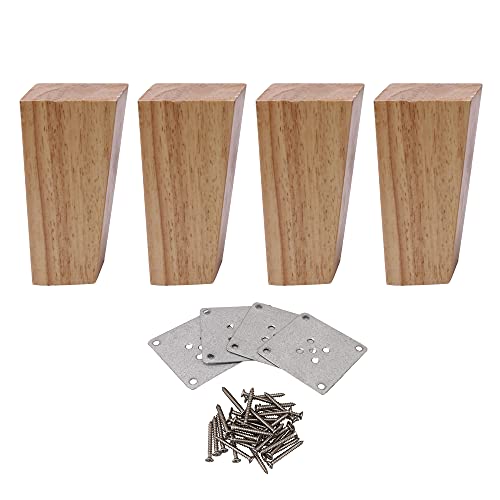 Preisvergleich Produktbild Möbelfüße für Couch / Kommode / Sessel, Eichenholz