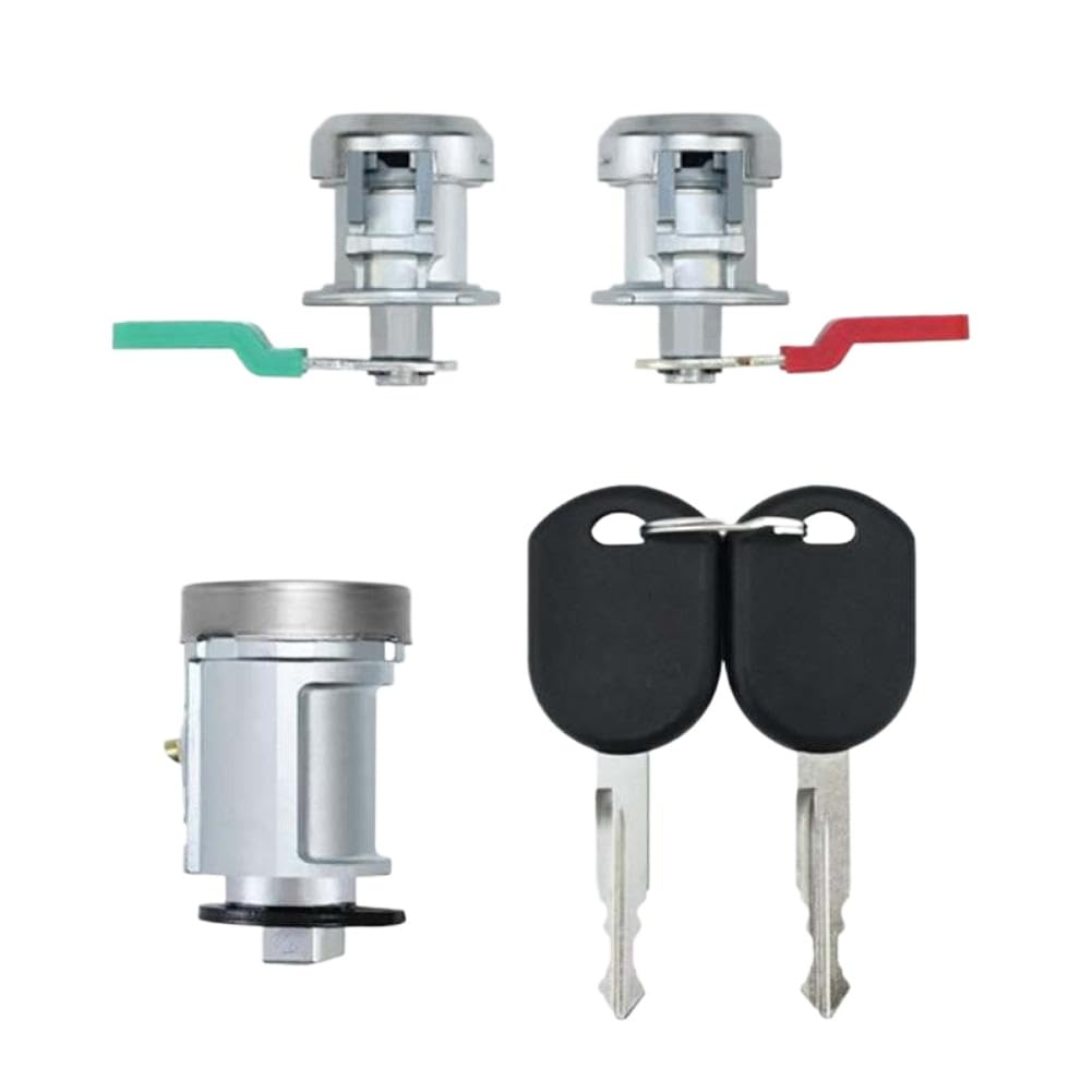 Gkxpgega Onecolor Ignition Switch Lock Cylinder And Door Lock Cylinder Replacement Compatible With F150 F250 F350 04-16 924-717 Dl5885