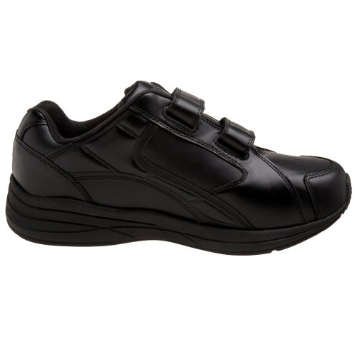 Drew Shoe Men's Force V Adjustable Strap Comfortable Walking Shoe Therapeutic Extra Depth 11 6E Us Black #TOP5