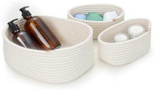 Cozary Cestas Organizadoras, Cestas Almacenaje Baño, Organizador ...