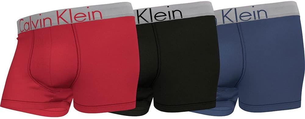 Men's Trunk 3PK, Rustic RED/Black/Soft Grape, M