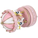 Utilisation facile : aucune installation compliquée requise ; il suffit de remonter la boîte à musique mécanique pour profiter d'un joli ornement rotatif et d'une mélodie apaisante, convient à tous les âges