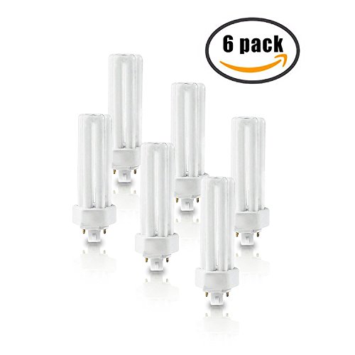 Circle PLT-26W 865 26-Watt Triple Tube Compact Fluorescent Bulb | GX24q-3 4-Pin | 6500K Daylight White | Replaces Sylvania CF26DT/E/IN/865 | 6-Pack by Circle - Used condition - Image 2