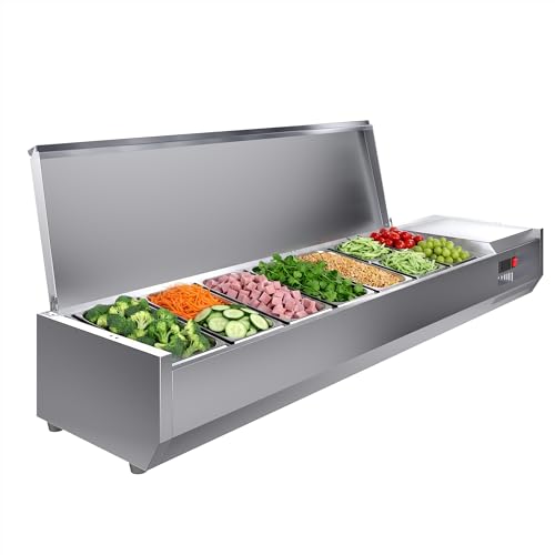 Garvee 160W 9-Pan Condiment Station