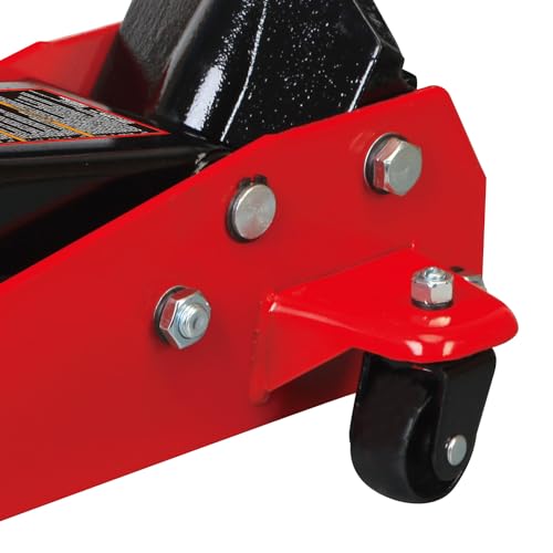Image of Big RED T82751-1 Torin Hydraulic Floor Jack Pro Series with Single Quick Lift Piston Pump, 2.75 Ton (5,500 lbs.) Capacity, Red