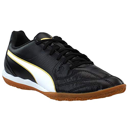 PUMA - Mens Capitano Ii It Shoes, Size: 11 D(M) US, Color: Puma Black/Puma White/Gold