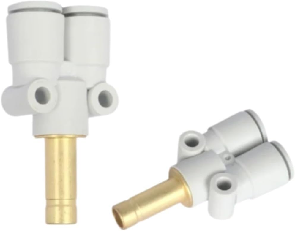 1pcs Pneumatic Quick-Change Pipe Connector KQ2U KQ2L Copper Pipe Elbow Tube Reducing Elbow(KQ2U 10-99,A piece)