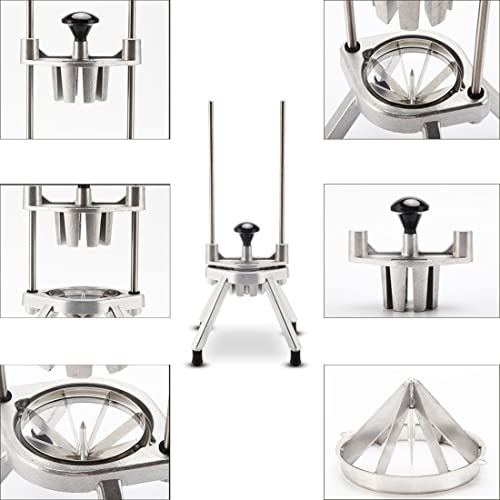 Cortador de cuña de limón y lima, cortador de frutas y verduras de grado comercial para patatas, tomates, cebollas, herramienta esencial de corte de cocina