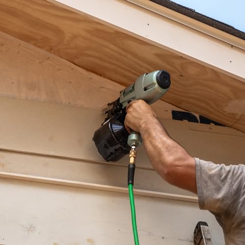 image for Metabo HPT Pneumatic Siding Nailer + 18V Impact Driver Pro Bundle Kit,