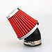 NIBBI RACING PARTS Motorcycle Air Filter High Performance Air Filter 48mm Dirt Bike Air Filter For HONDA YAMAHA SUZUKI ATV SSR TTR Dirt Bike Pit Bike Mini Bike GY6 AJS
