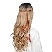 Produktbild Bohemien Feder Haarband Hippie Haaretragen - Quaste Geflochten Feder Kopfschmuck Leder Seil für Frauen Festival Karneval Boho Haar Zubehör