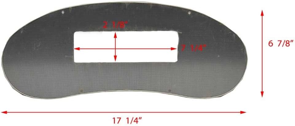 Boat Blank Radio Panel 7202532A | 198 Port 17 1/4 x 6 7/8 Inch