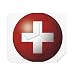 Switzerland National Flag Football Cleaning Cloth Screen Cleaner 2pcs Suede Fabric