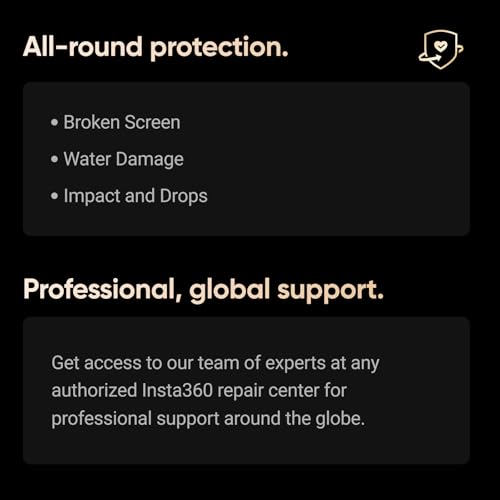Image of Insta360 X4 FlexiCare Bundle - Waterproof 8K 360 Action Camera, 4K Wide-Angle Video, Invisible Selfie Stick Effect, Removable Lens Guards, 135 Min Battery Life, AI Editing, Stabilization