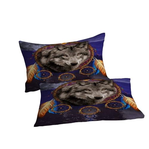 Parure de couette coyote 200x200cm lit double en microfibres - 7