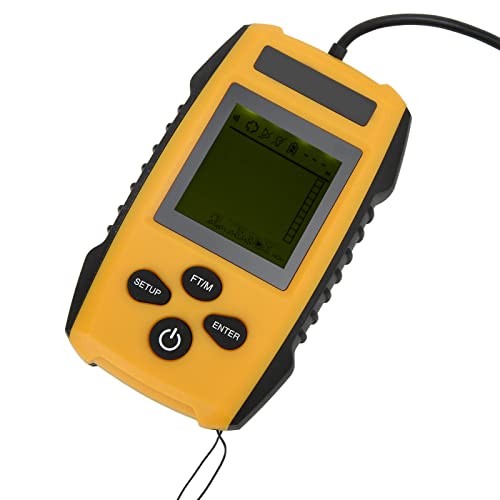 Localizador de peixe, 4 pilhas AAA Sensor sonar portátil Localizador de peixes para pesca de caiaque