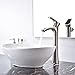 KINGO HOME Contemporary Single Handle Tall Vessel Sink Brushed Nickel Vanity Bathroom Faucet, Lavatory Vanity Mixer Bar Tap