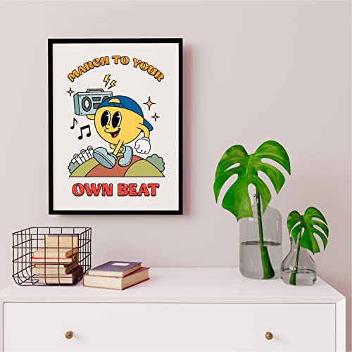 Palettes And Prints Vintage Posters For Room Aesthetic 70S, Cute Wall Decor, Cute Preppy Wall Art, Aesthetic Poster, Bedroom Dorm Room, Retro Poster (Unframed) #TOP4