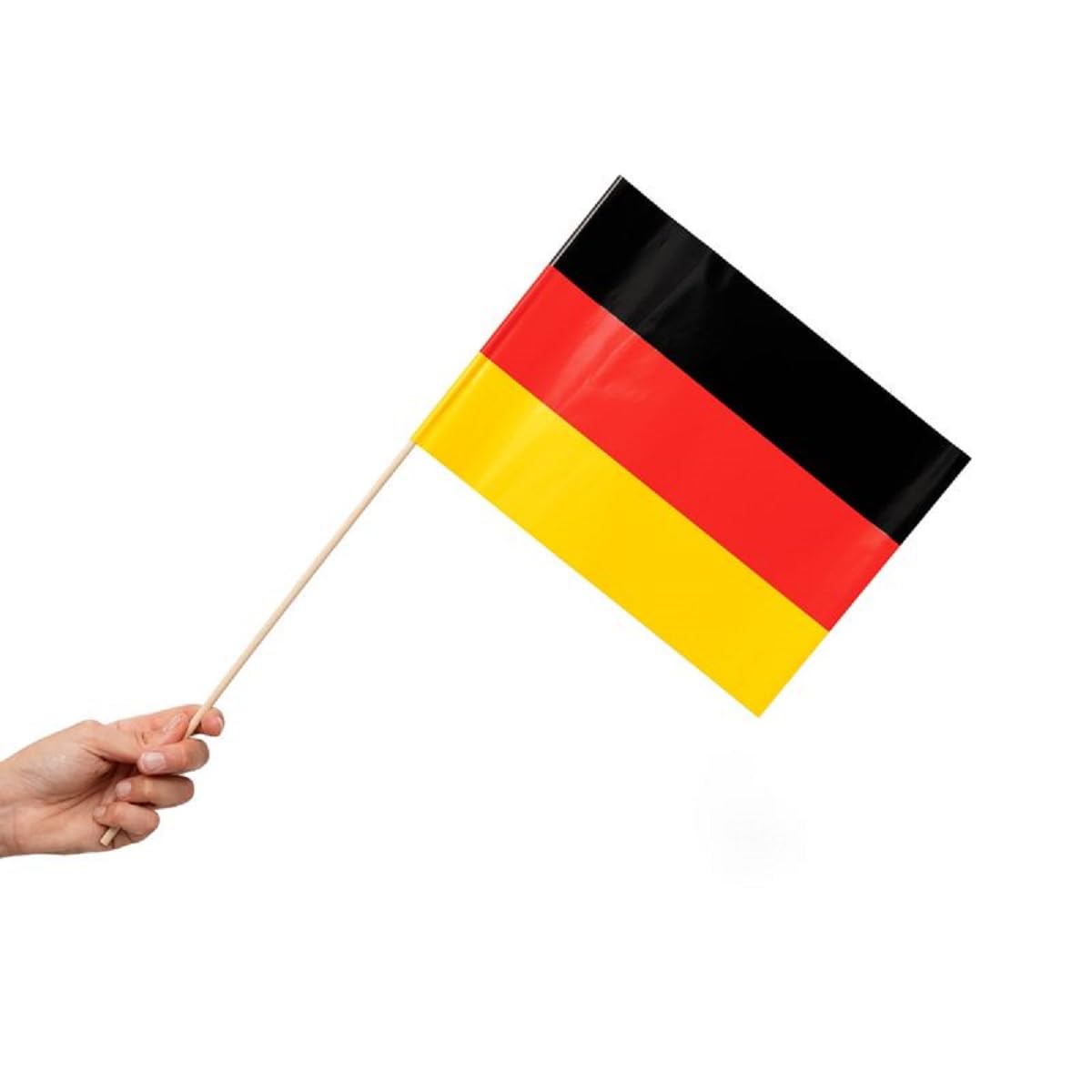 EM Flagge Dänemark | Fußball-Fanartikel Für Europameisterschaft | Polyester, Beidseitig Bedruckt
