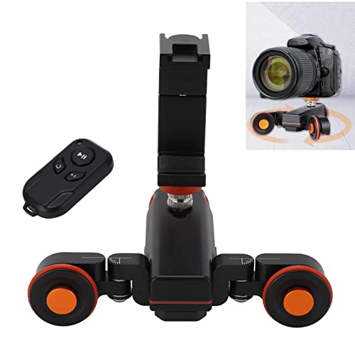 Controle deslizante de trilha elétrica, carregador USB câmera motorizada carrinho dobrável 3 kg/105,