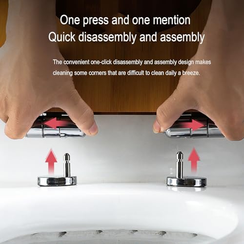 Abattant WC bois forme V déclipsable pour un entretien facile - 7