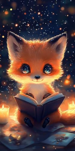 Diamond Painting DIY dessin animé renard broderie point de croix 80x160cm