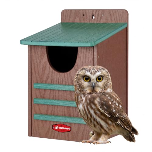 Kingsyard Large Recycled Plastic Wooden Owl House